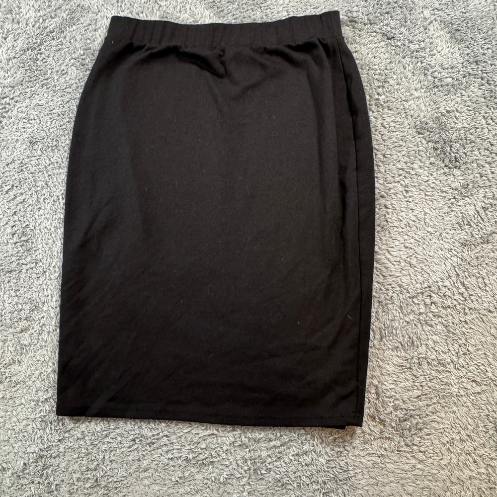 Cotton On Pencil Skirt Size M Black Women Elastic Waist Bodycon Midi BC001775